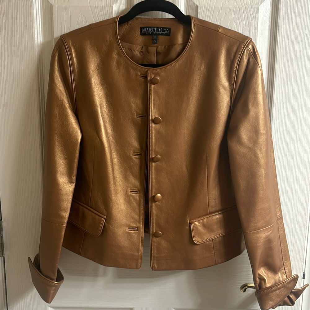 Lafayette 148 Leather Jacket